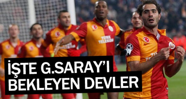 te G.Saray' bekleyen devler!